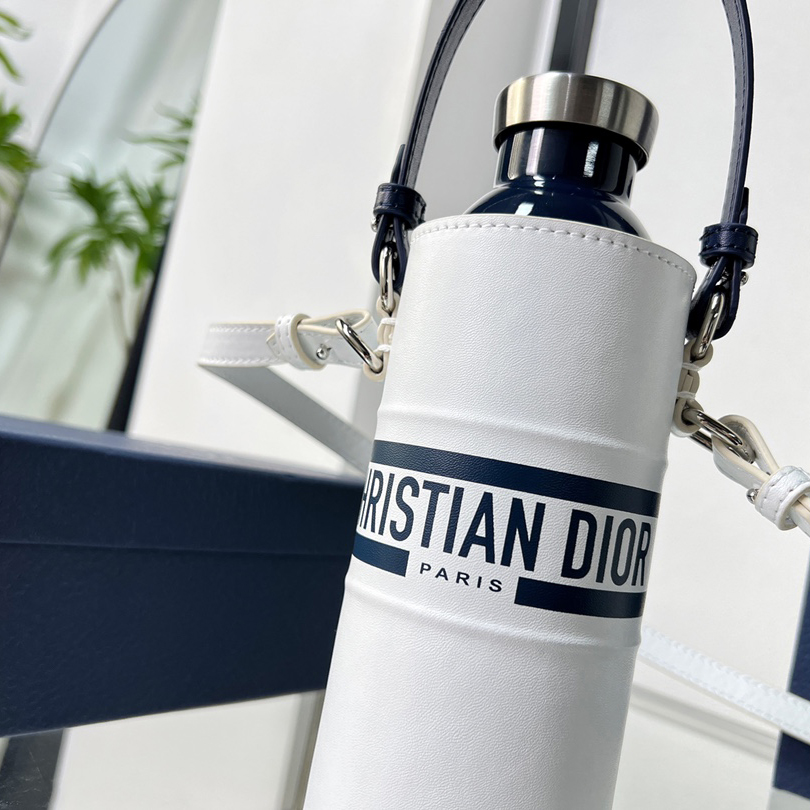 Dior Vibe Bottle Holder White Calfskin - FashionPlug