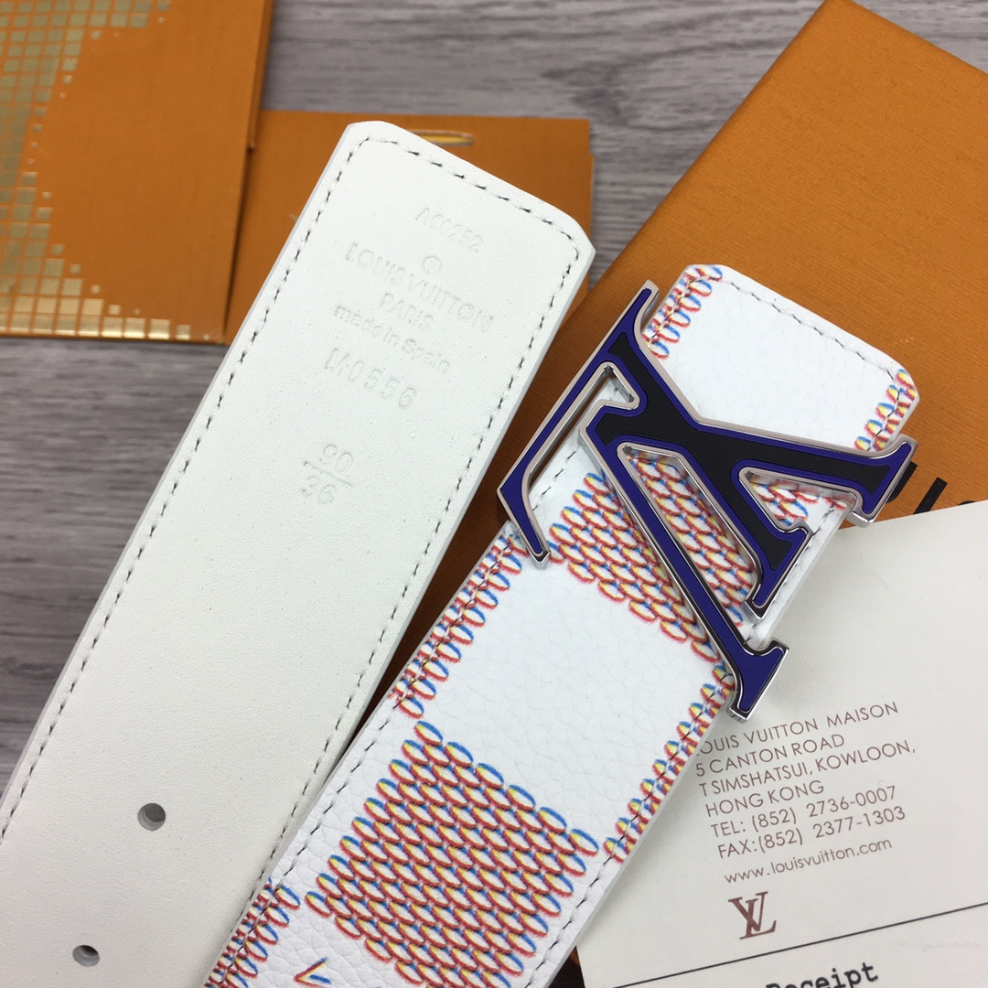 Louis Vuitton LV Optic 40MM Reversible Belt   M0556S - FashionPlug