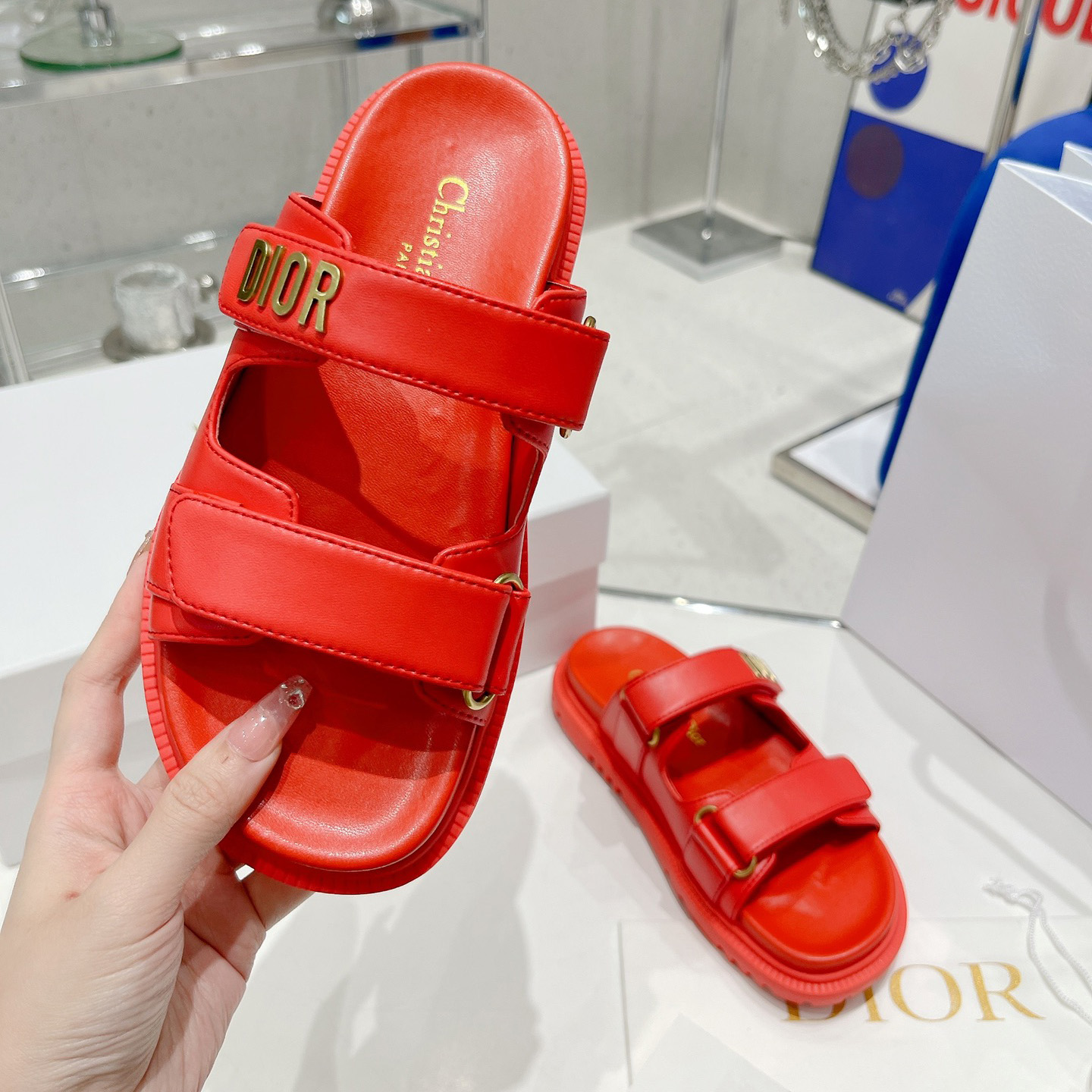 Dior Women Dioract Sandal - FashionPlug