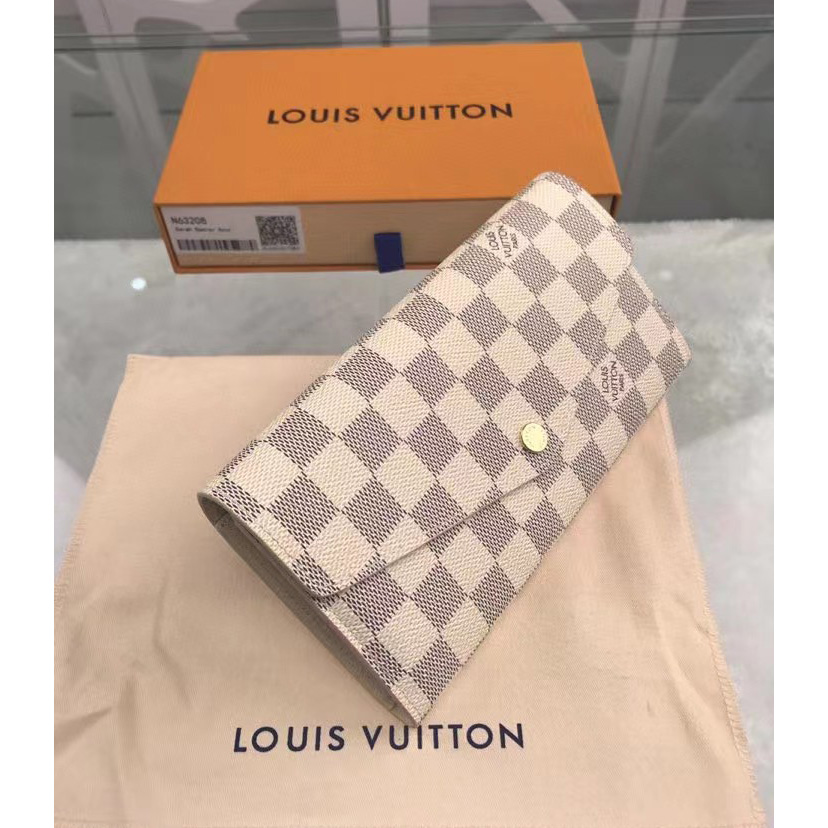 Louis Vuitton Sarah Wallet(19-10.5-2.5cm)     N63208 - FashionPlug