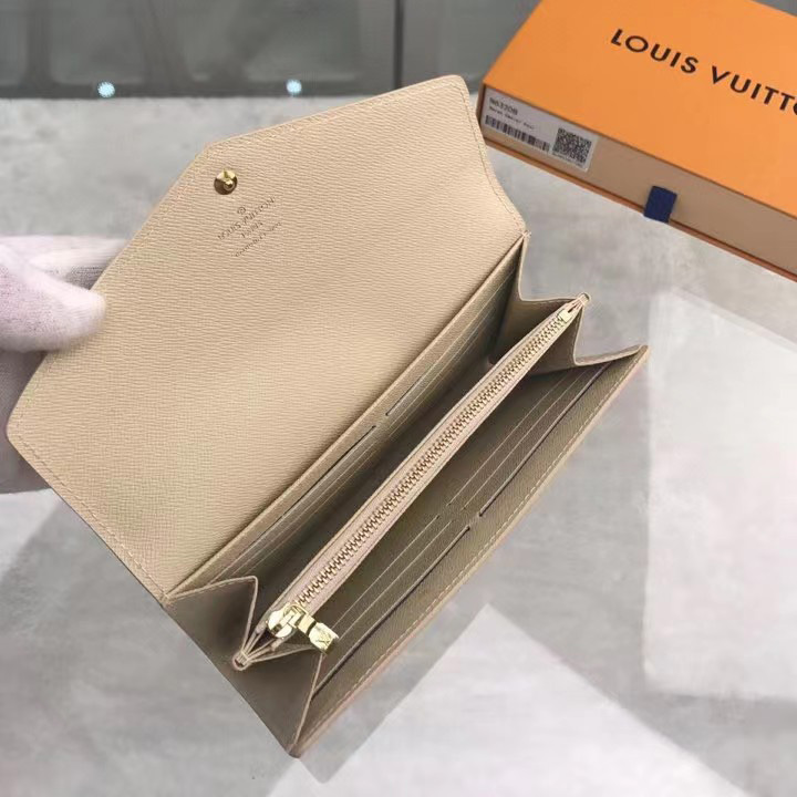 Louis Vuitton Sarah Wallet(19-10.5-2.5cm)     N63208 - FashionPlug