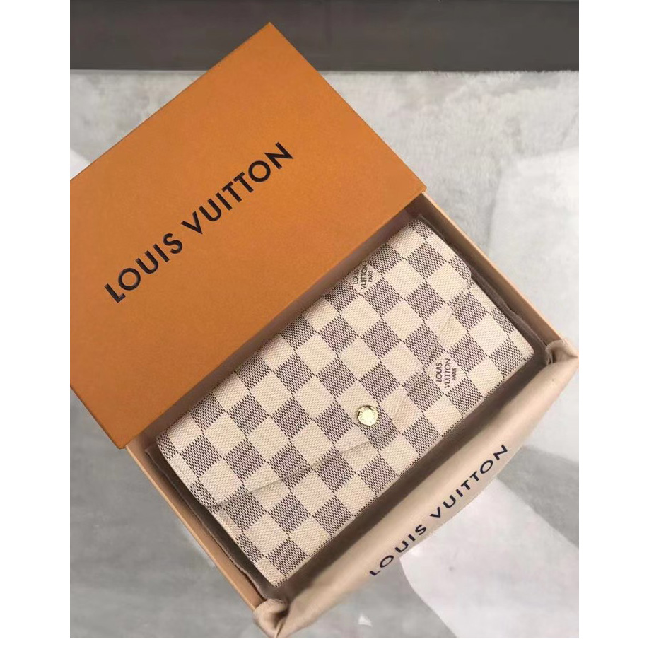 Louis Vuitton Sarah Wallet(19-10.5-2.5cm)     N63208 - FashionPlug