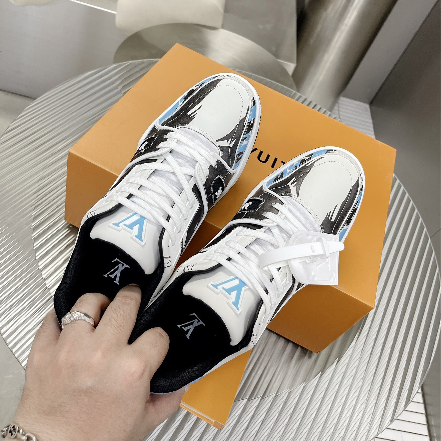Louis Vuitton LV  Trainer Sneaker     1AA375 - FashionPlug