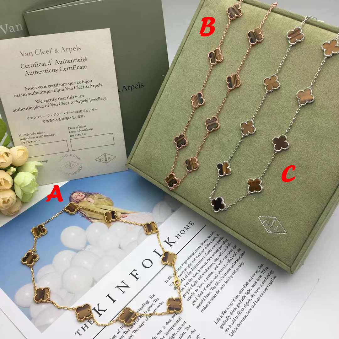 Van Cleef & Arpels Vintage Alhambra Necklace 10 Motifs - FashionPlug