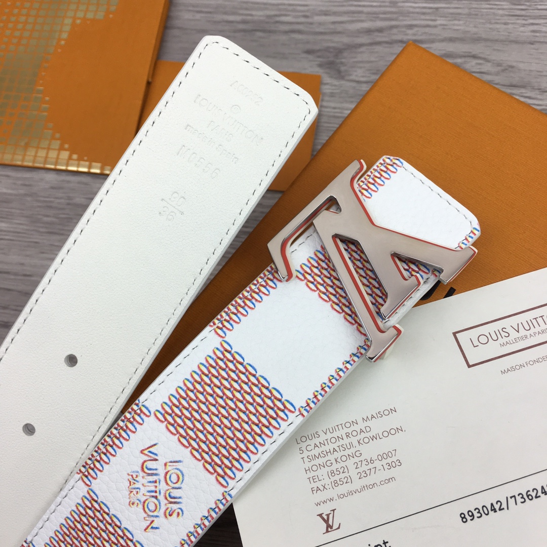 Louis Vuitton LV Optic 40MM Reversible Belt   M0556S - FashionPlug