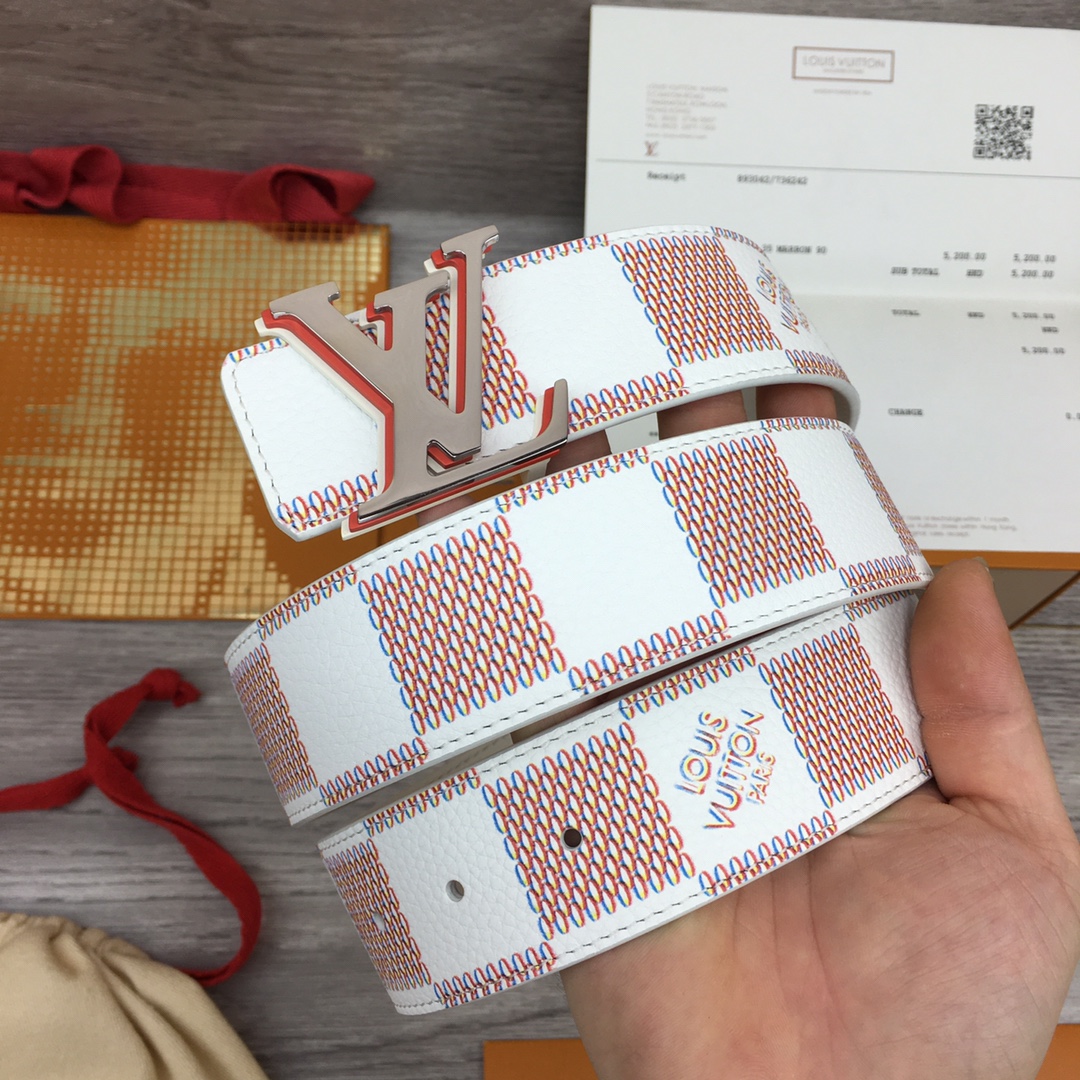 Louis Vuitton LV Optic 40MM Reversible Belt   M0556S - FashionPlug