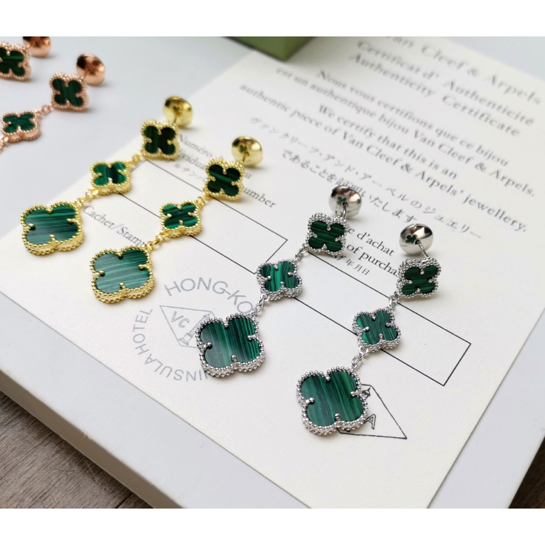 Van Cleef & Arpels Magic Alhambra Earrings, 3 Motifs - FashionPlug