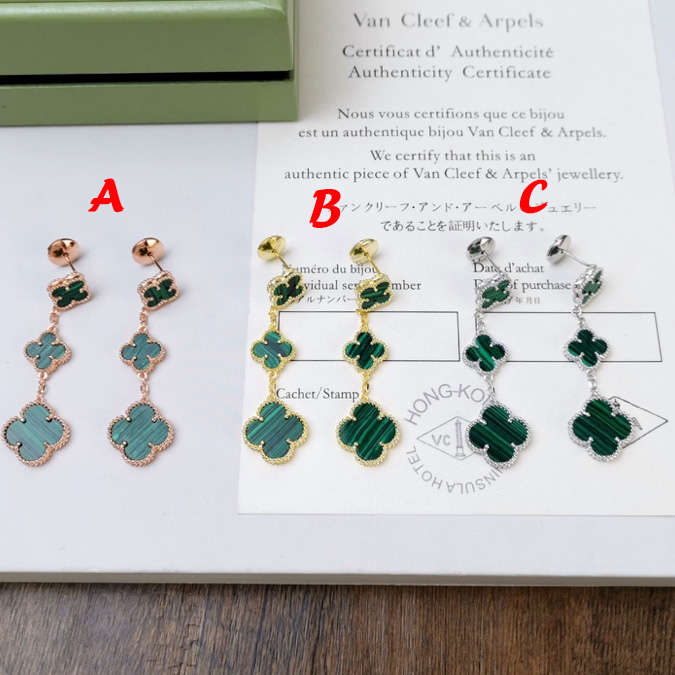 Van Cleef & Arpels Magic Alhambra Earrings, 3 Motifs - FashionPlug