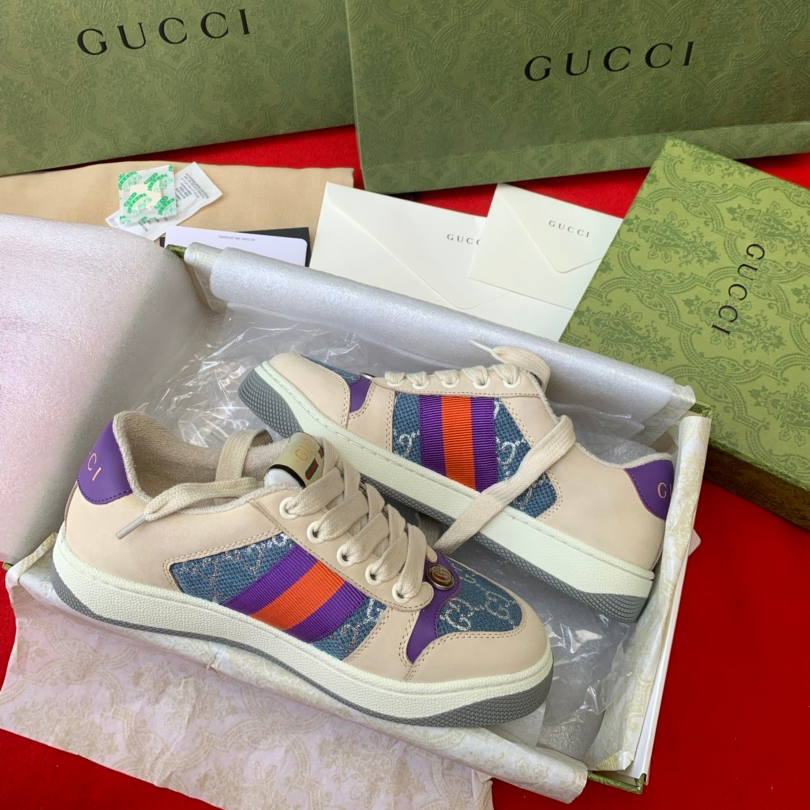 Gucci women's & Men's Screener Sneaker With We - FashionPlug