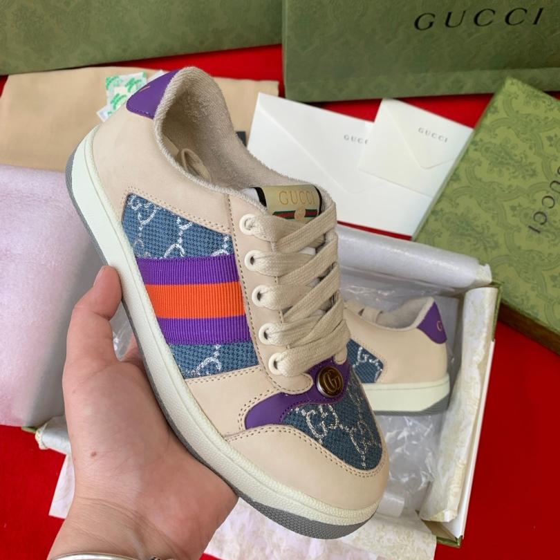 Gucci women's & Men's Screener Sneaker With We - FashionPlug