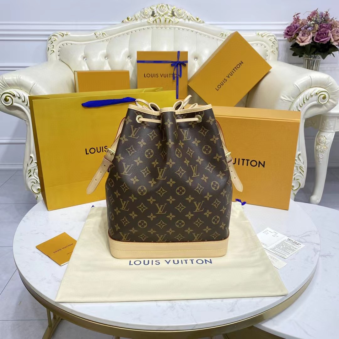 Louis Vuitton Noé Bucket Bag(27.5-36-20cm)    M42224 - FashionPlug