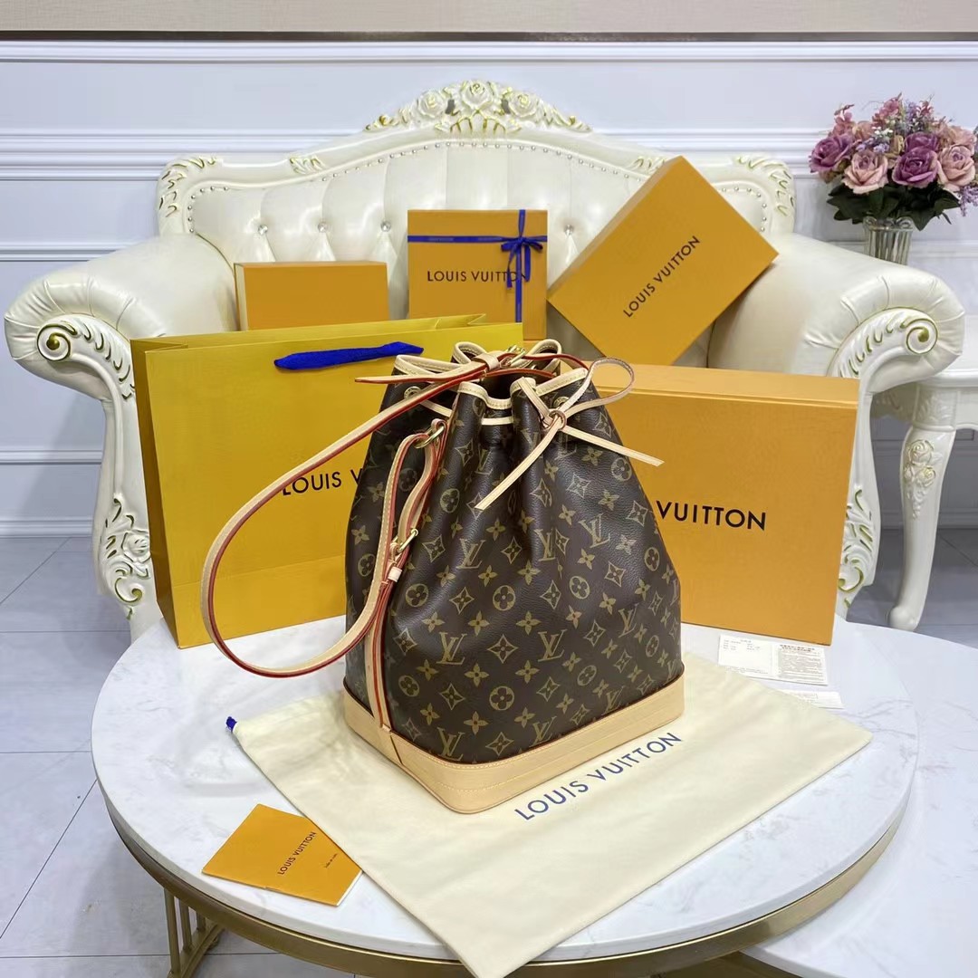 Louis Vuitton Noé Bucket Bag(27.5-36-20cm)    M42224 - FashionPlug