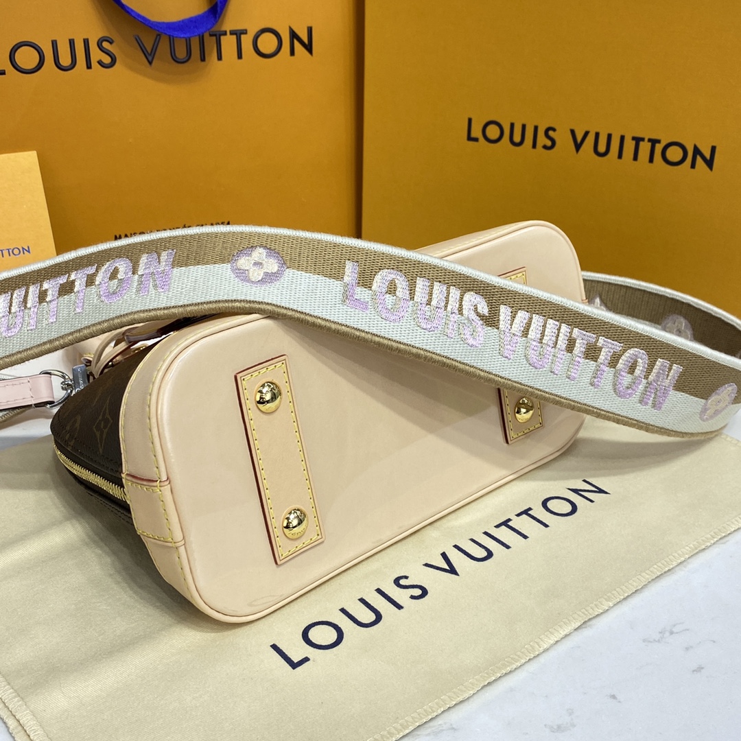 Louis Vuitton Alma BB Monogram Canvas Handbag (23.5-17.5-11.5cm)     M53152 - FashionPlug