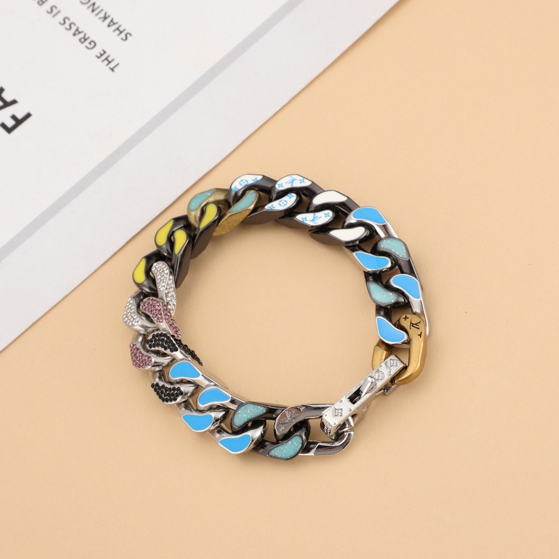 Louis Vuitton LV Chain Links Bracelet  21cm   mp3066 - FashionPlug