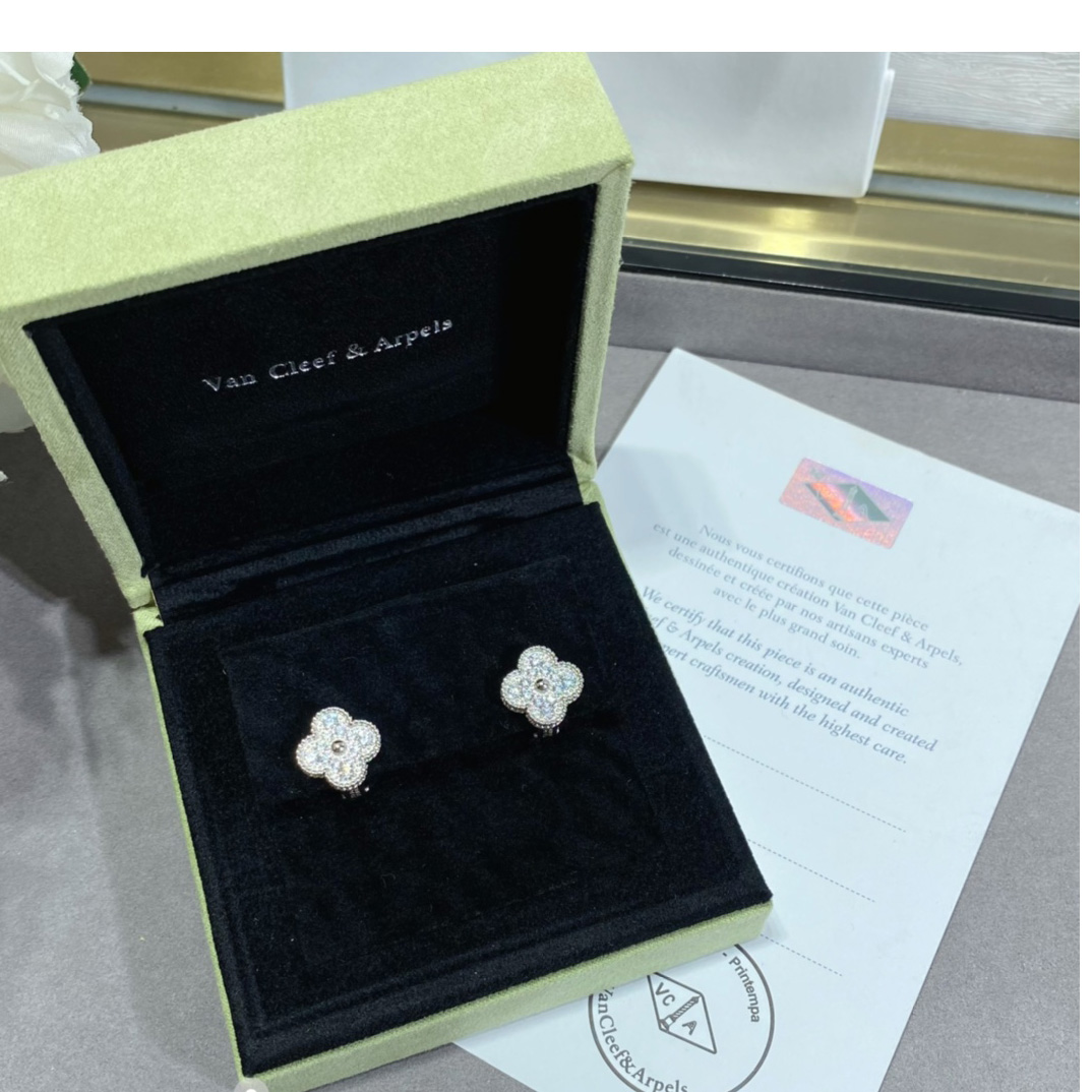 Van Cleef & Arpels Vintage Alhambra Earrings - FashionPlug