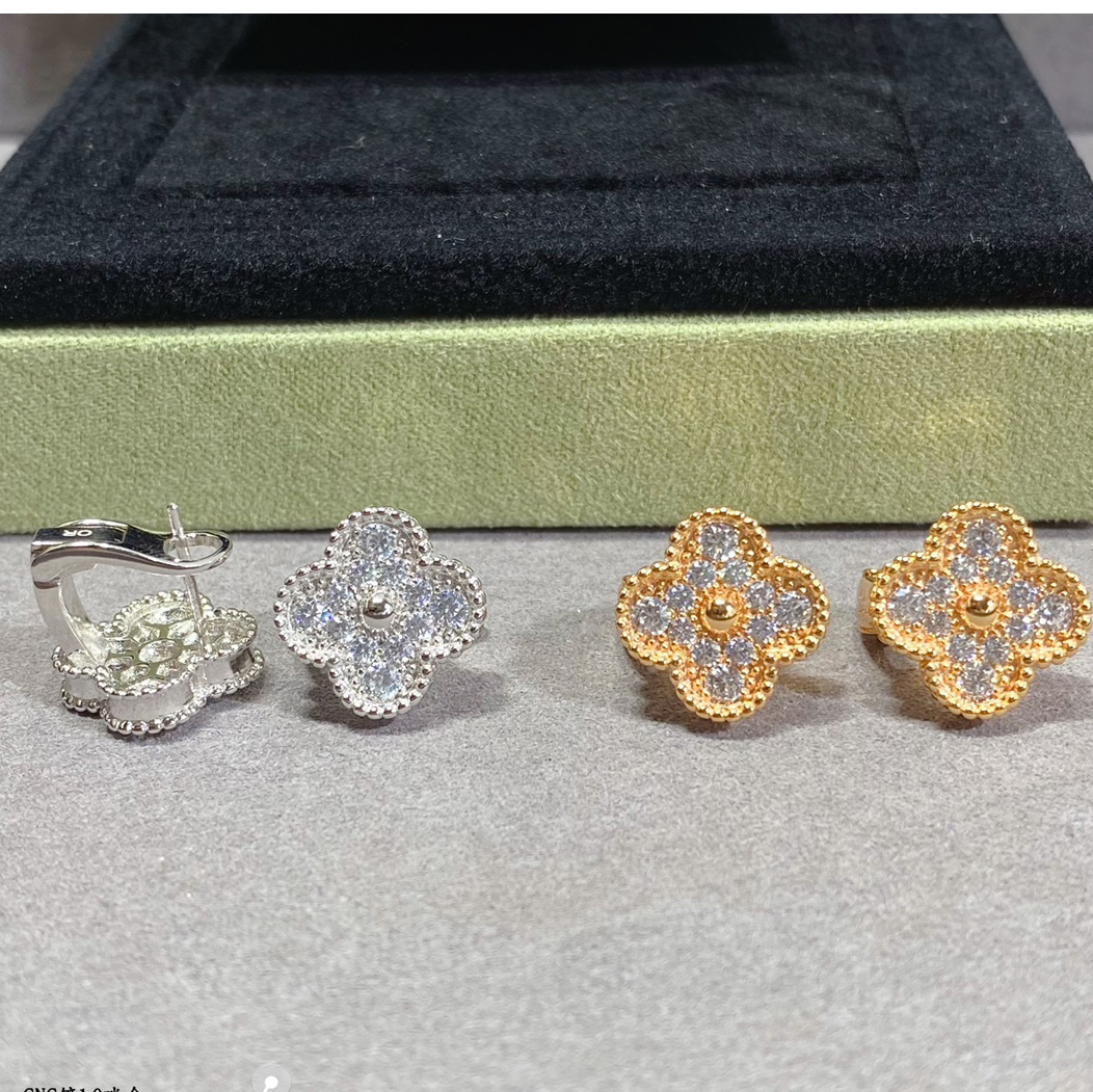Van Cleef & Arpels Vintage Alhambra Earrings - FashionPlug