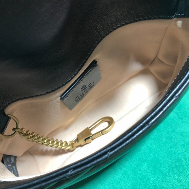 Gucci GG Marmont Matelassé Lather Super Mini Bag(16.5-10.2-5.1cm) - FashionPlug