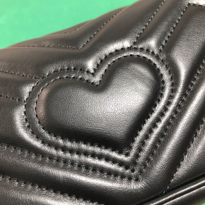 Gucci GG Marmont Matelassé Lather Super Mini Bag(16.5-10.2-5.1cm) - FashionPlug