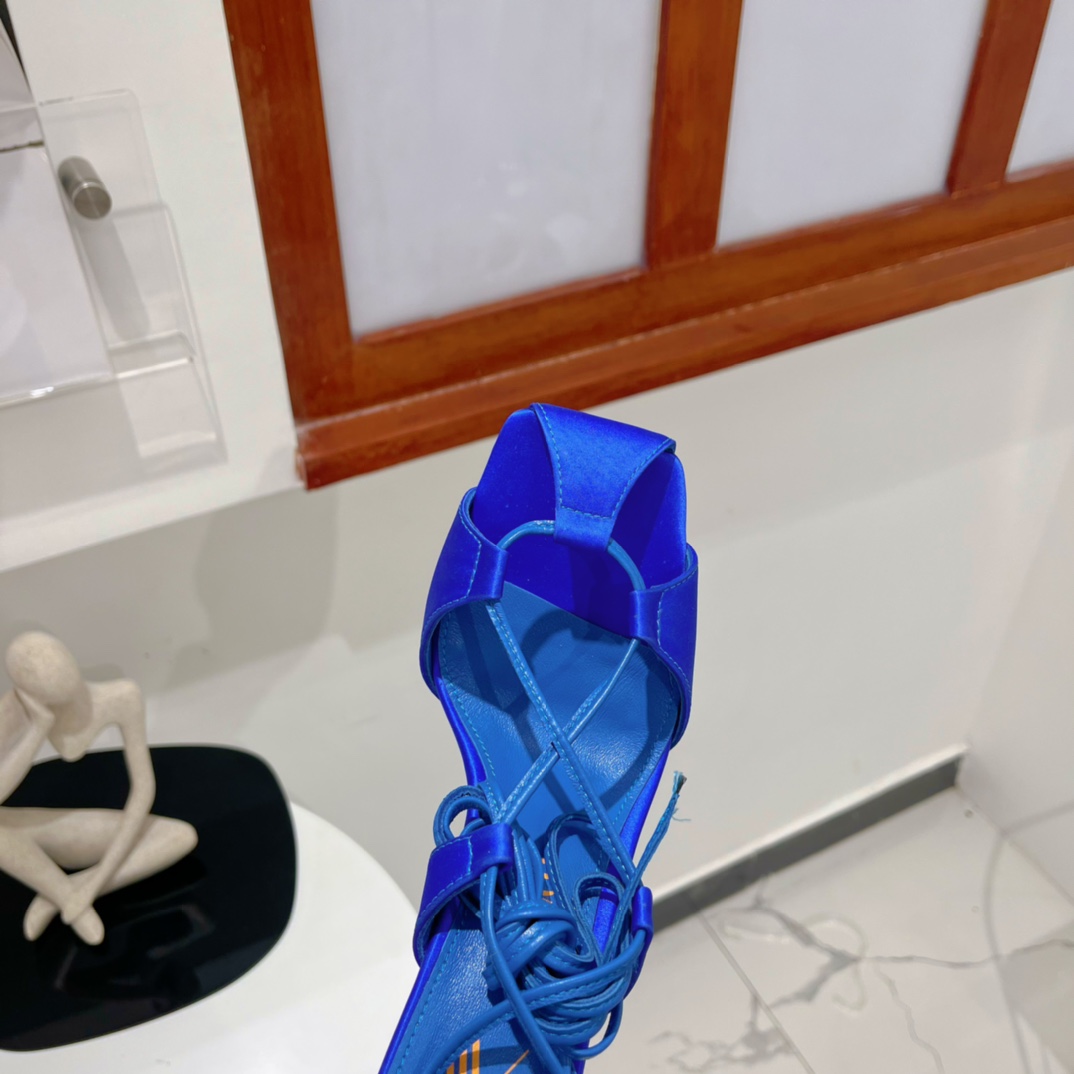 The Attico ''Adele'' Electric Blue Sandal - FashionPlug