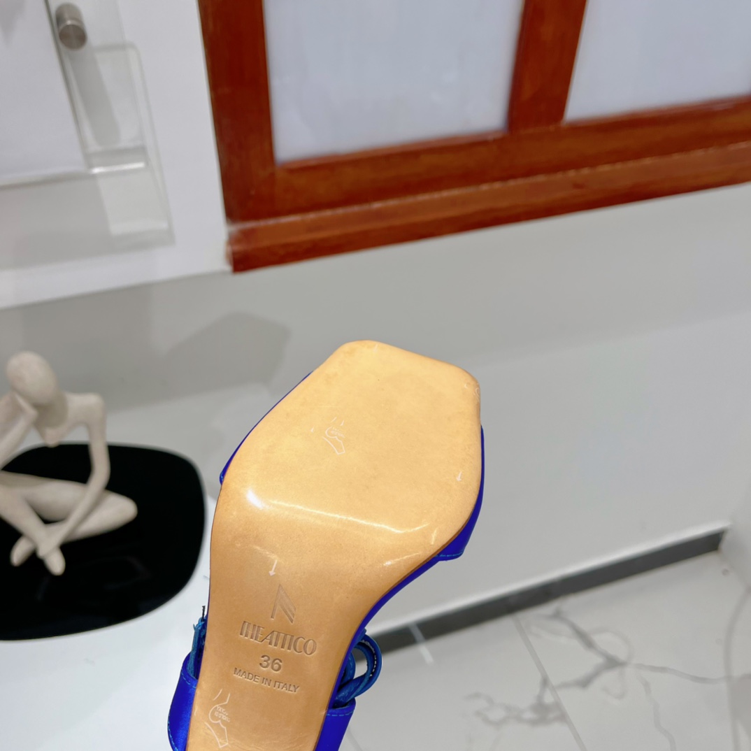 The Attico ''Adele'' Electric Blue Sandal - FashionPlug