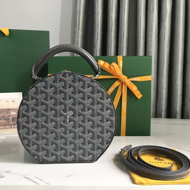 Goyard The Alto Hatbox Trunk Bag(18-16.5-7cm) - FashionPlug
