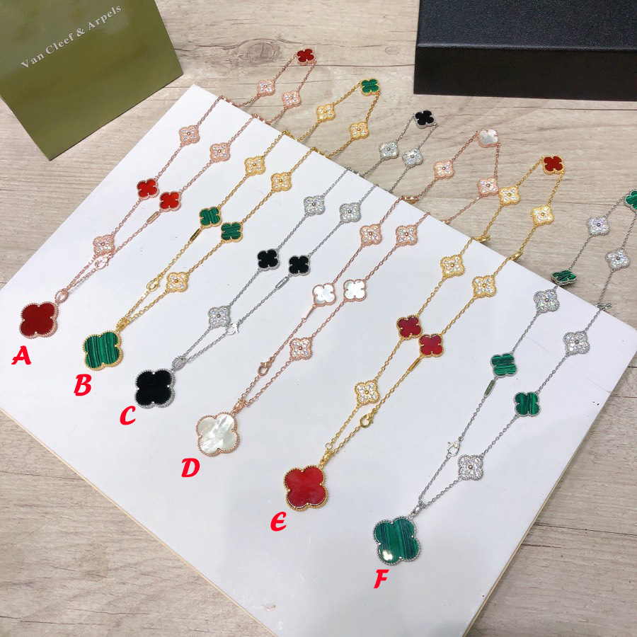 Van Cleef & Arpels Vintage Alhambra Long Necklace, 10 motifs - FashionPlug