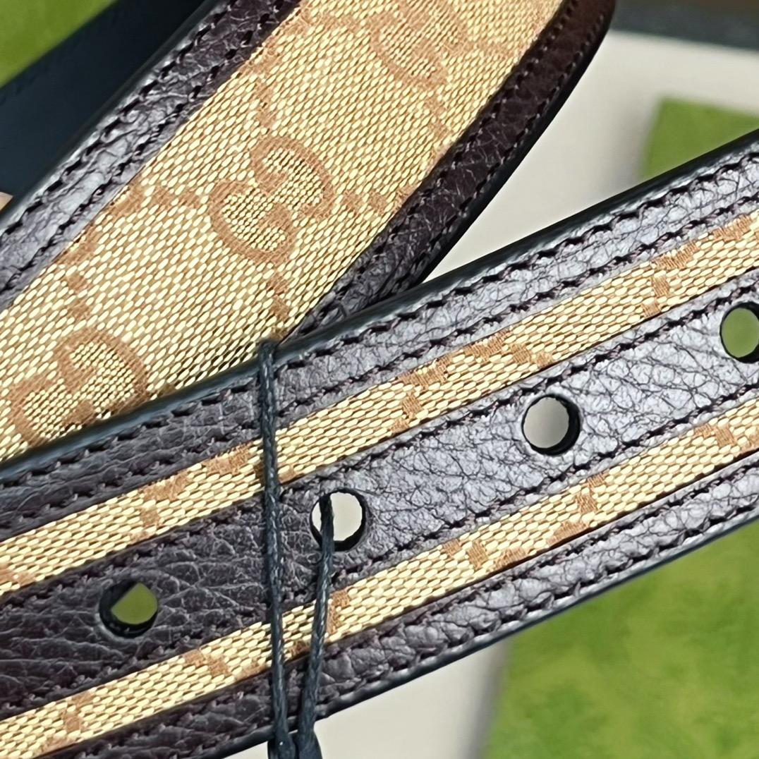 Gucci GG Belt With Square Buckle - FashionPlug