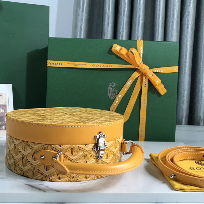 Goyard The Alto Hatbox Trunk Bag(18-16.5-7cm) - FashionPlug
