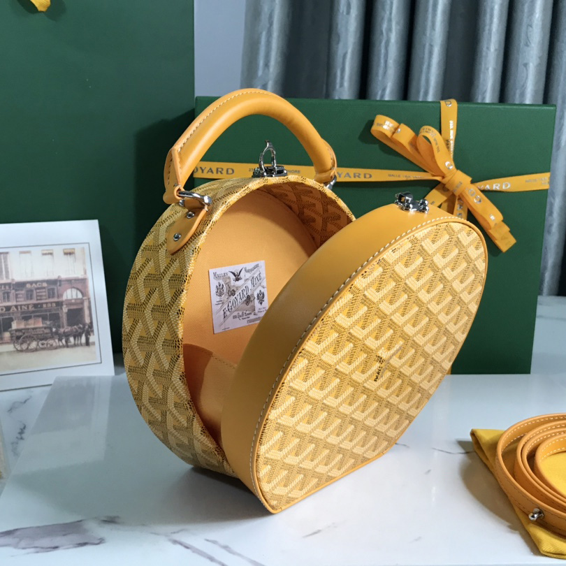 Goyard The Alto Hatbox Trunk Bag(18-16.5-7cm) - FashionPlug