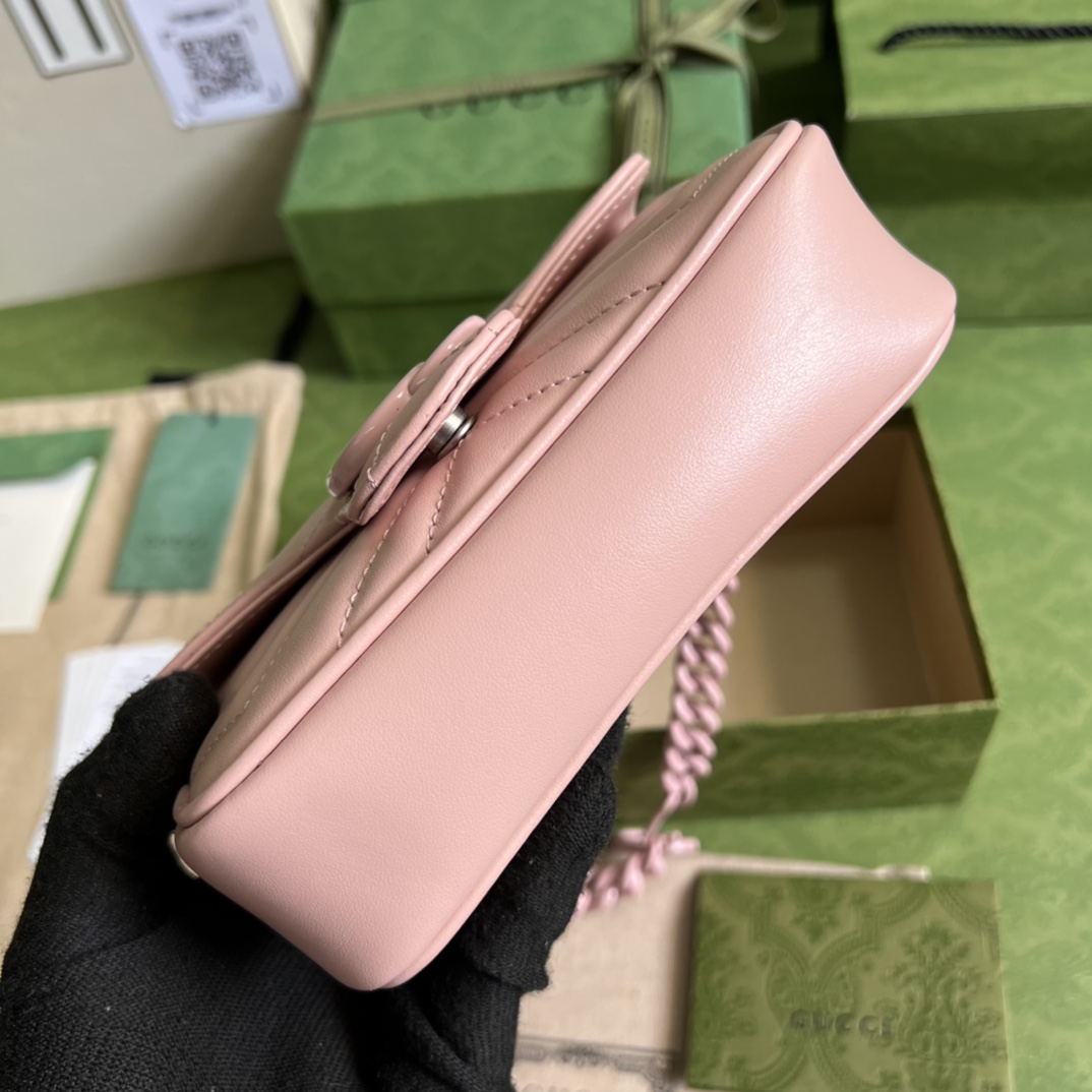 Gucci GG Marmont Belt Bag(16.5-10.2-5.1CM) - FashionPlug