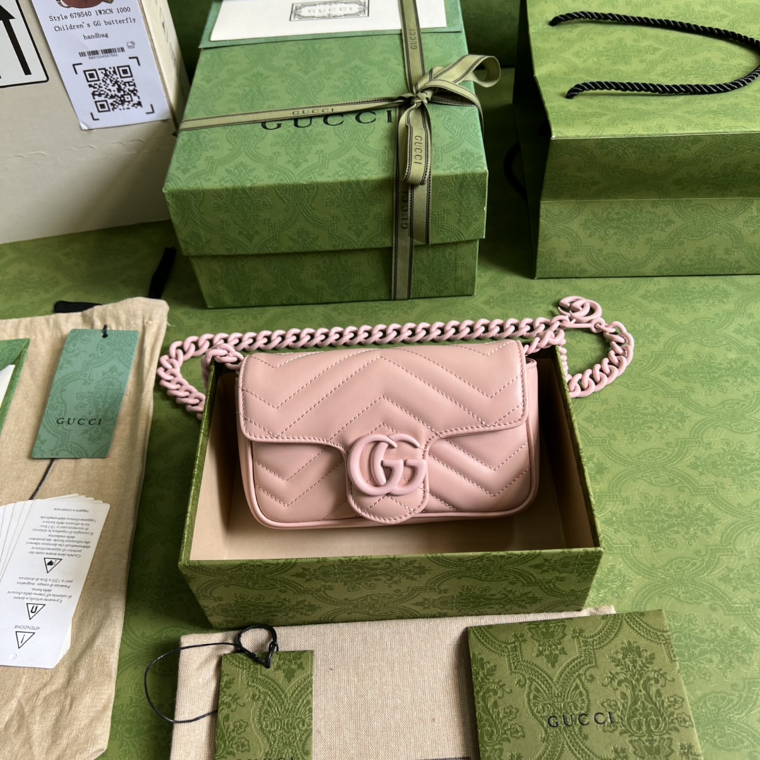 Gucci GG Marmont Belt Bag(16.5-10.2-5.1CM) - FashionPlug