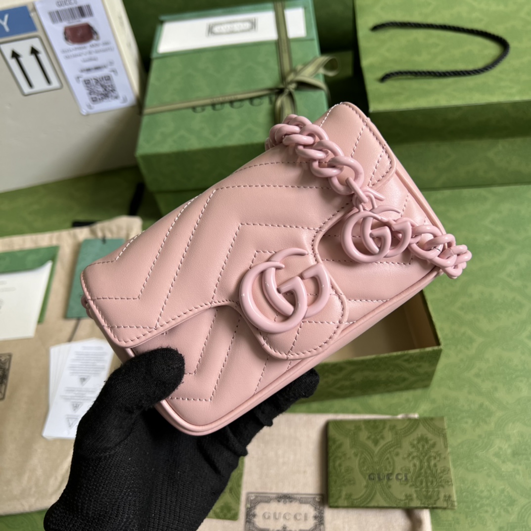 Gucci GG Marmont Belt Bag(16.5-10.2-5.1CM) - FashionPlug