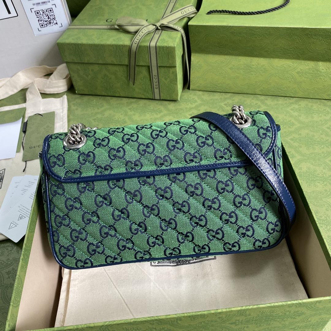 Gucci GG Marmont Mini Shoulder Bag(26-15-7cm) - FashionPlug