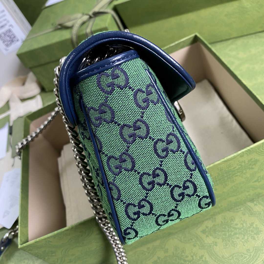 Gucci GG Marmont Mini Shoulder Bag(26-15-7cm) - FashionPlug