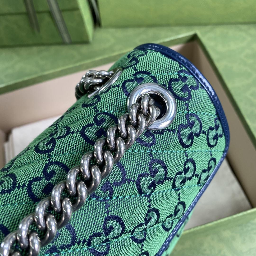 Gucci GG Marmont Mini Shoulder Bag(26-15-7cm) - FashionPlug