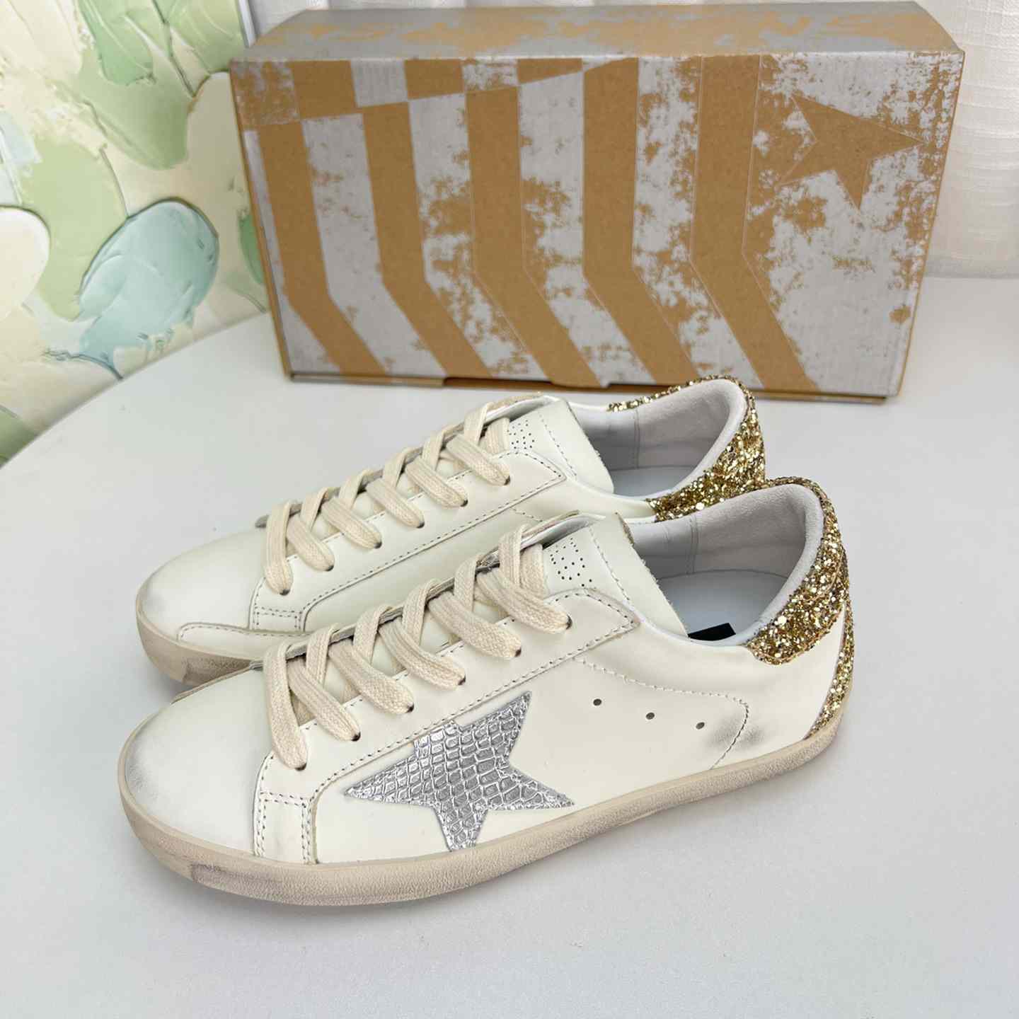Golden Goose Super-Star Sneakers - FashionPlug