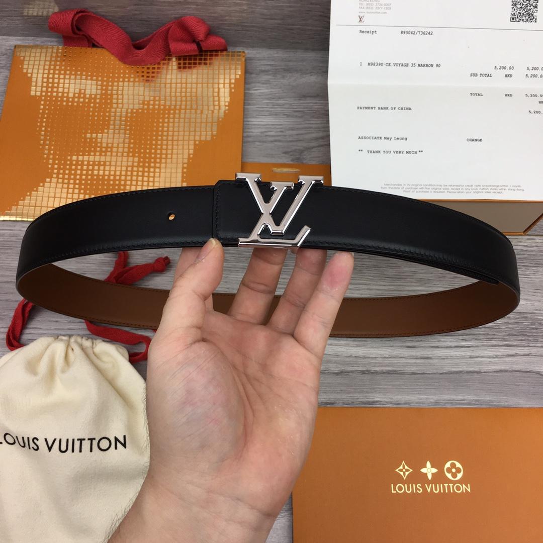 Louis Vuitton  LV Mirror 35MM Reversible Belt - FashionPlug