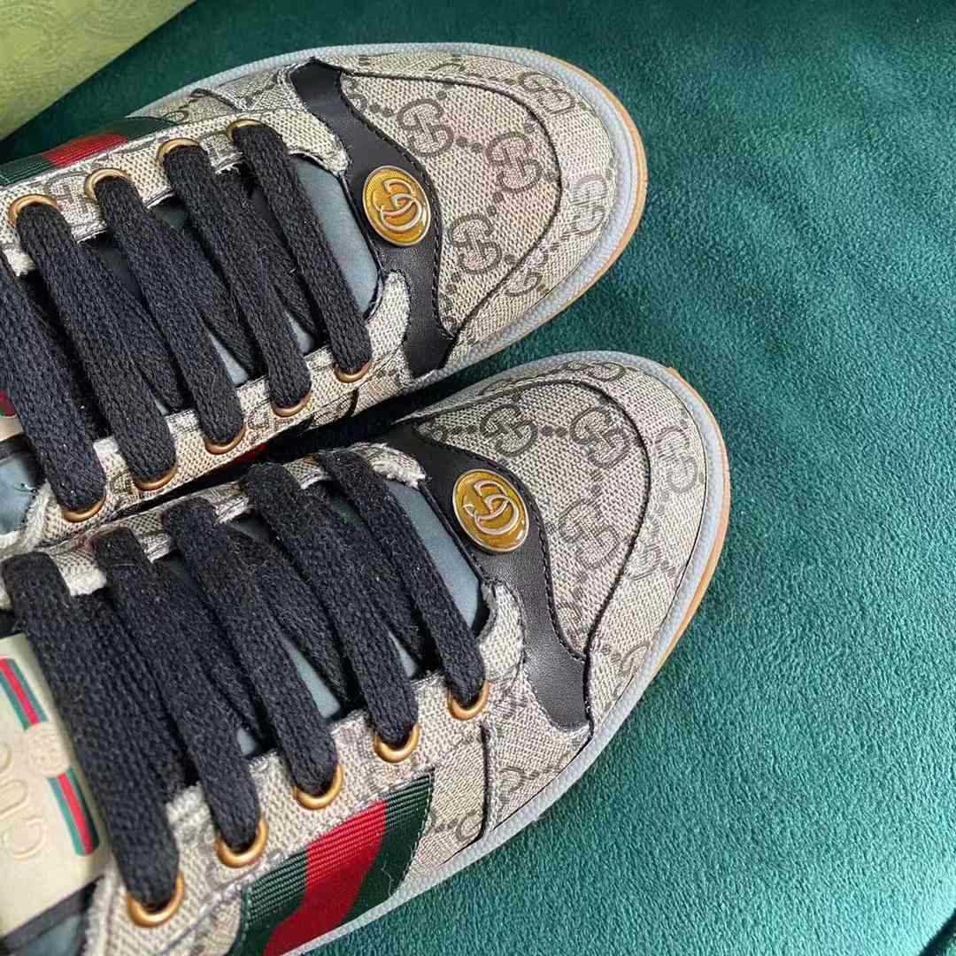 Gucci Screener Sneaker(upon uk size) - FashionPlug