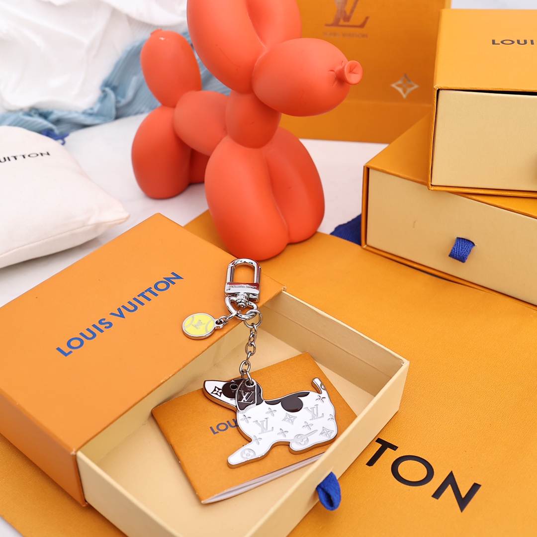 Louis Vuitton LV Dog Key Holder & Bag Charm     M00747 - FashionPlug