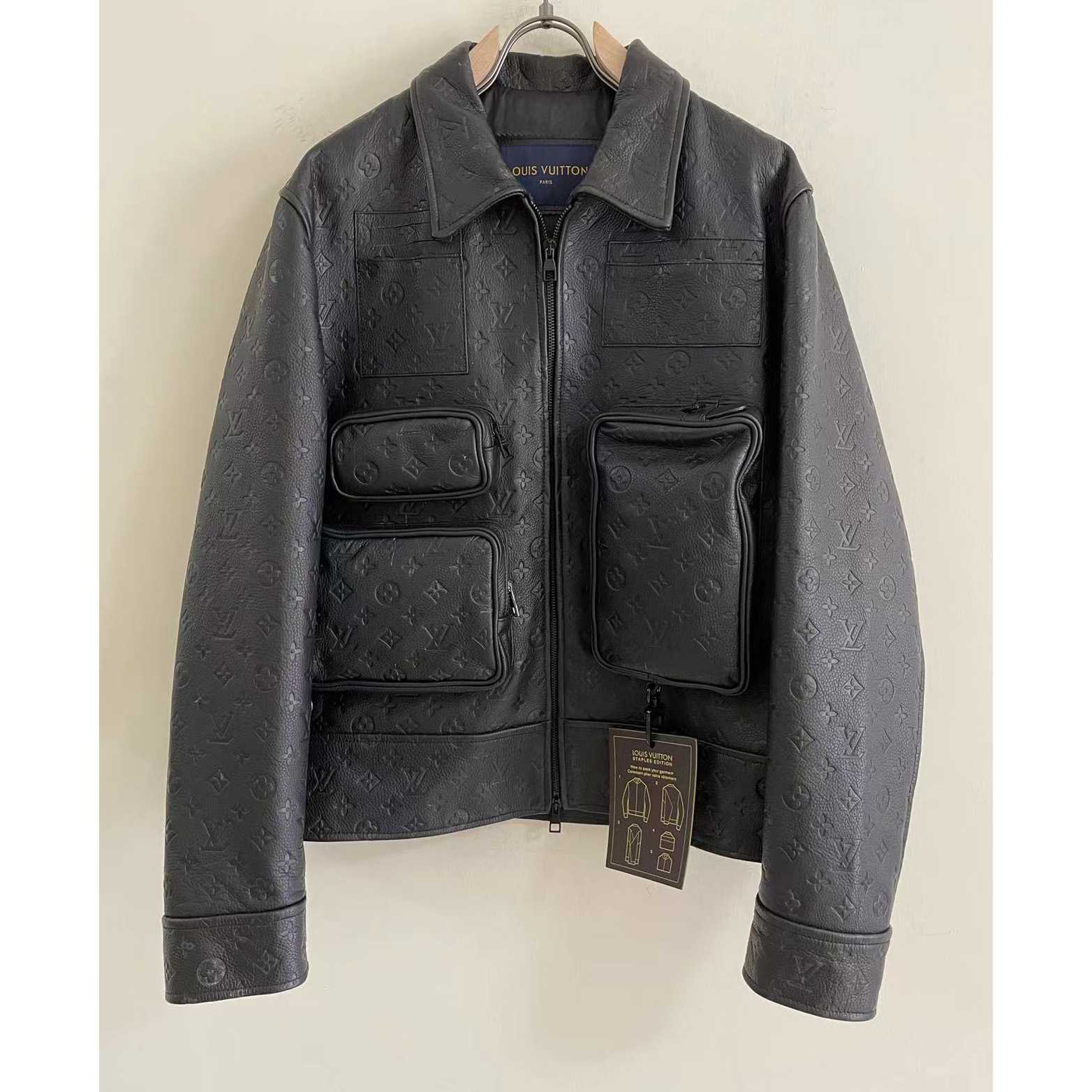 Louis Vuitton Monogram Embossed Utility Jacket    1A5ZTJ - FashionPlug