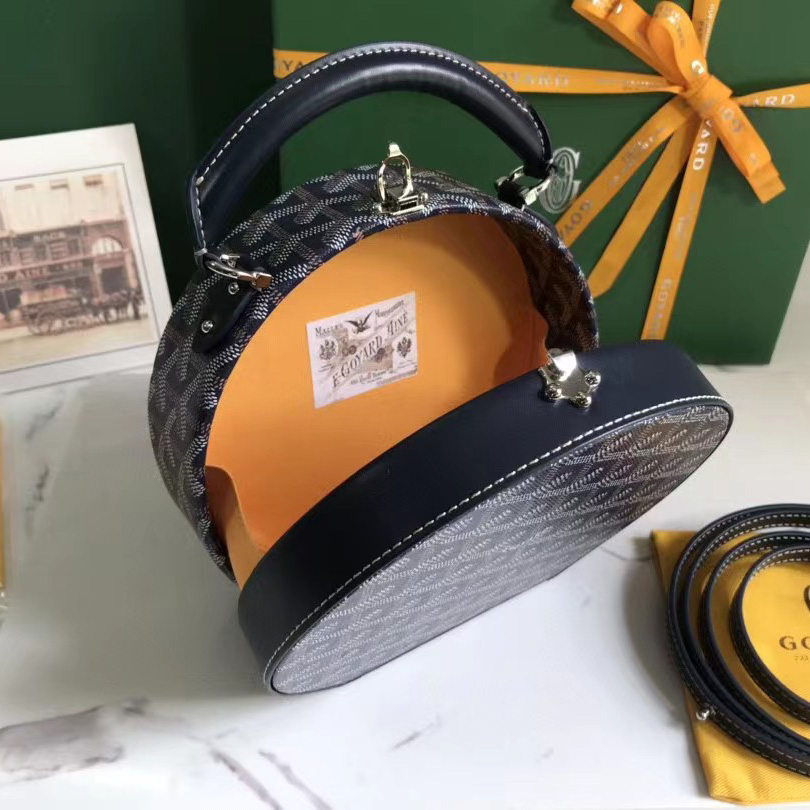 Goyard The Alto Hatbox Trunk Bag(18-16.5-7cm) - FashionPlug