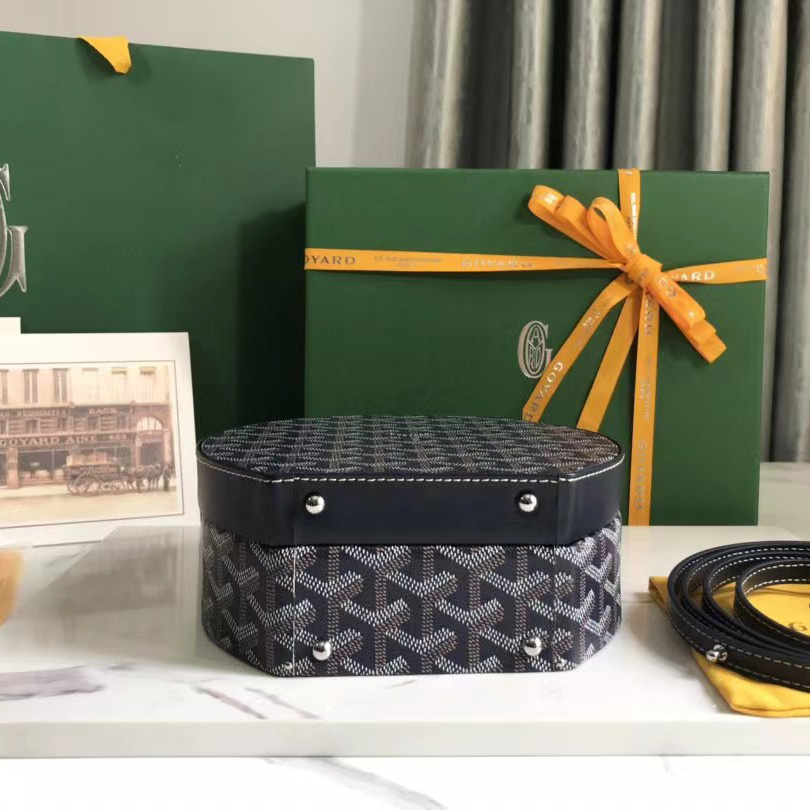 Goyard The Alto Hatbox Trunk Bag(18-16.5-7cm) - FashionPlug