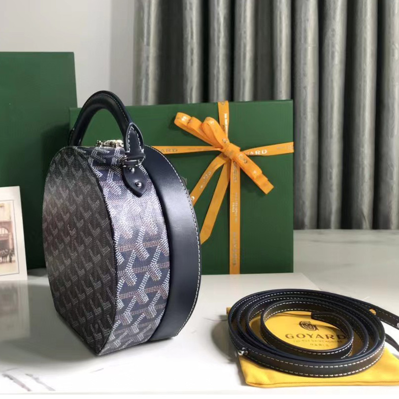 Goyard The Alto Hatbox Trunk Bag(18-16.5-7cm) - FashionPlug