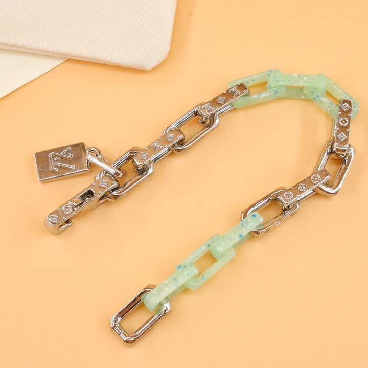 Louis Vuitton Monogram Chain Bracelet     M00733 - FashionPlug