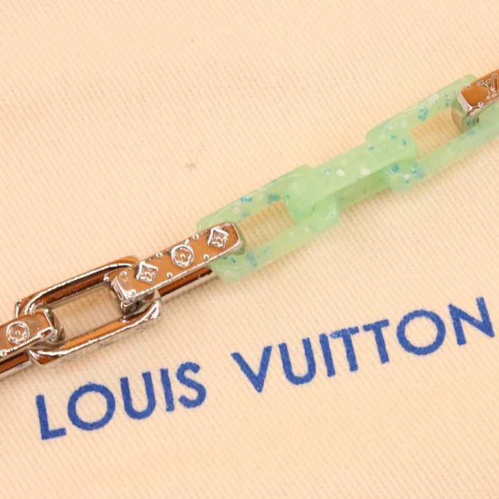 Louis Vuitton Monogram Chain Bracelet     M00733 - FashionPlug