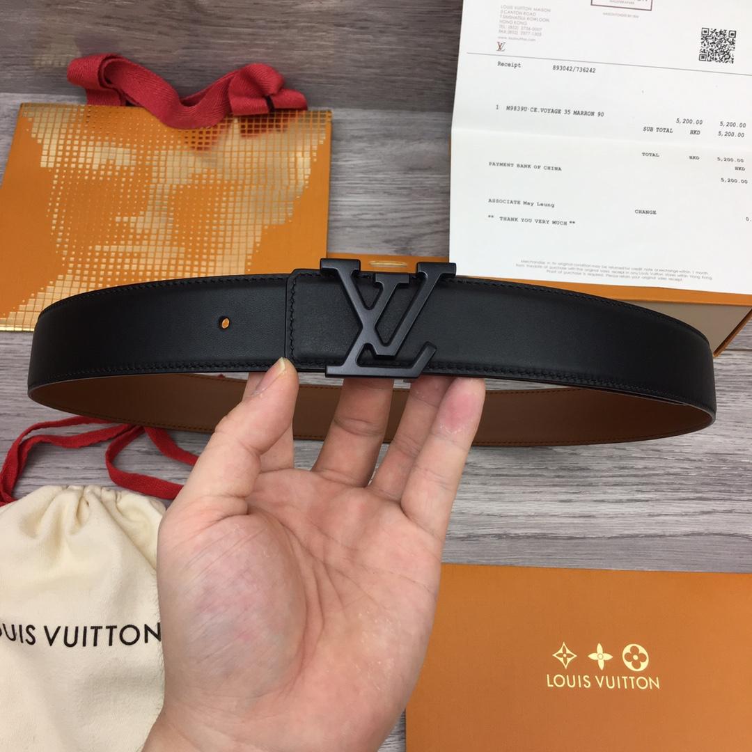 Louis Vuitton  LV Mirror 35MM Reversible Belt - FashionPlug