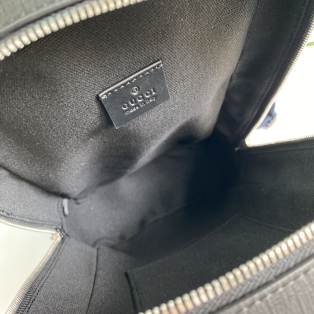 Gucci GG Black Belt Bag(17-27-8.5CM) - FashionPlug