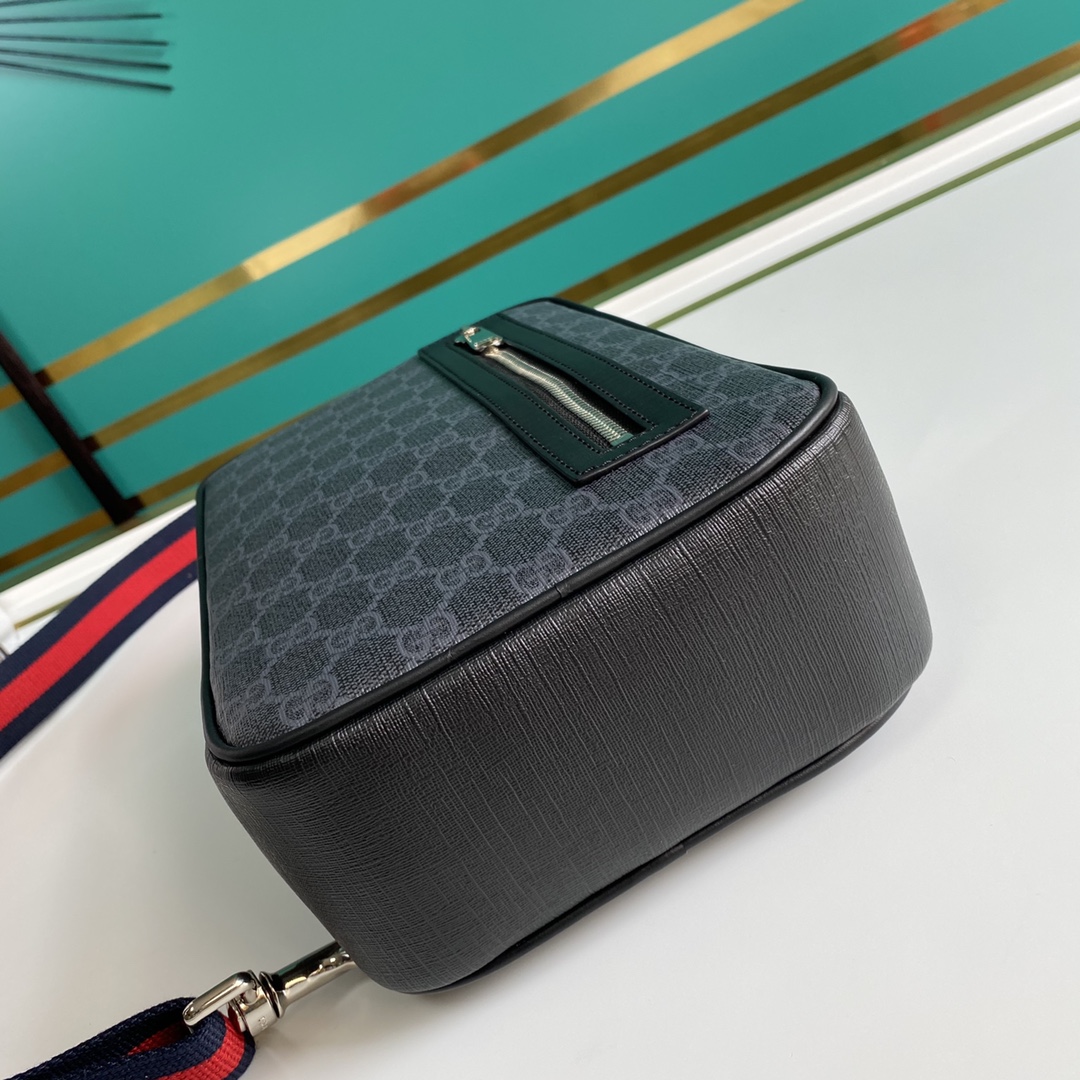 Gucci GG Black Belt Bag(17-27-8.5CM) - FashionPlug