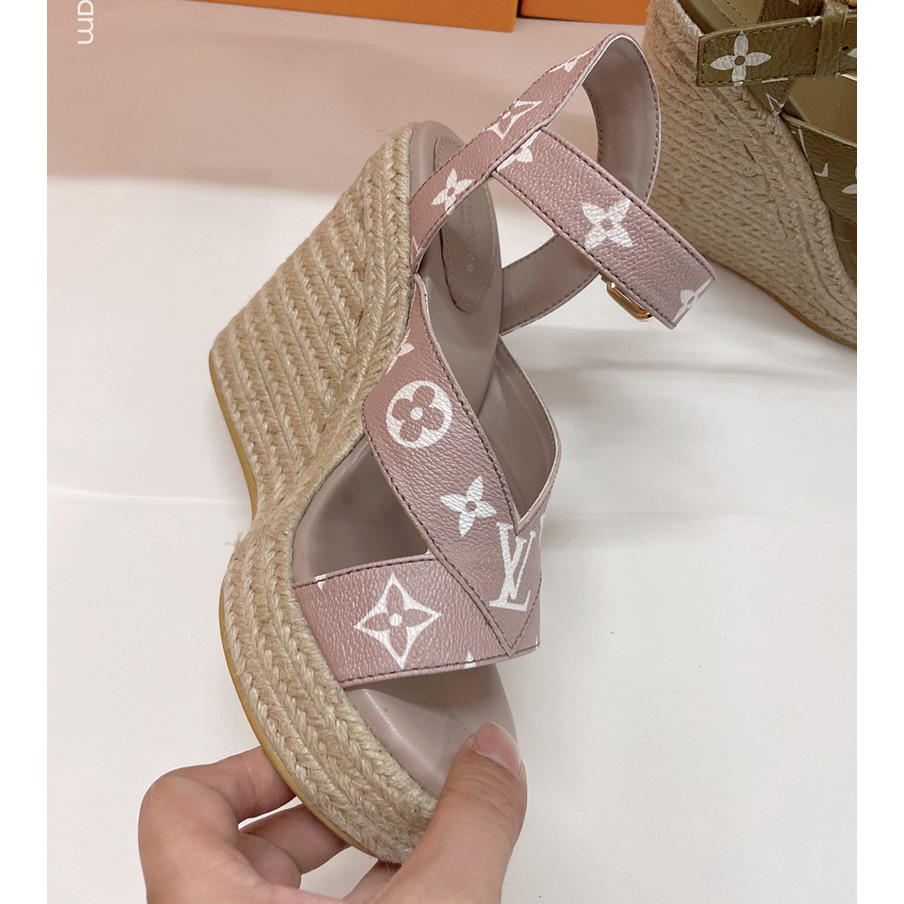 Louis Vuitton Starboard Wedge Sandal      1AA1G3 - FashionPlug