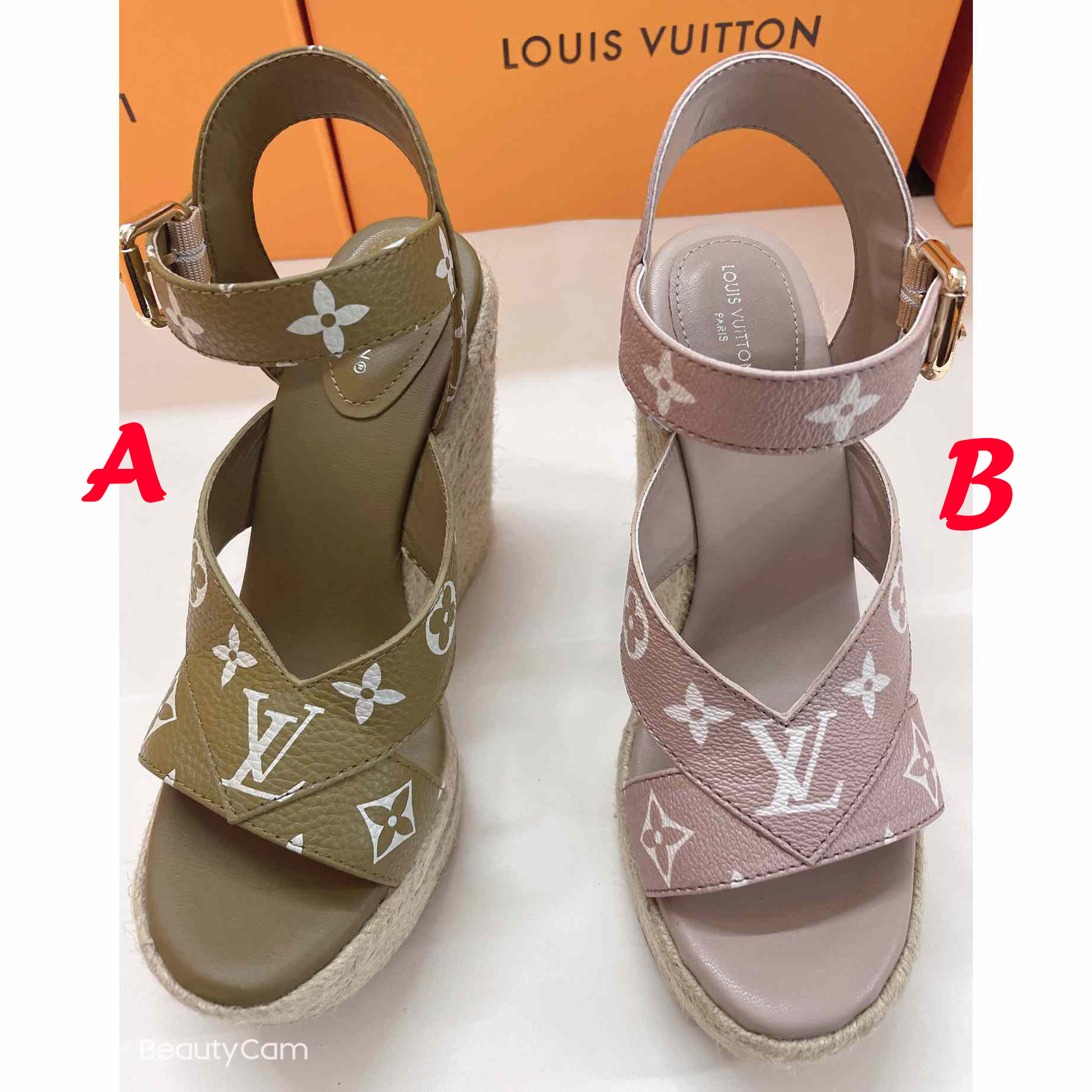 Louis Vuitton Starboard Wedge Sandal      1AA1G3 - FashionPlug